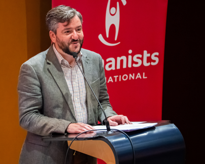 Andrew Copson in Luxembourg