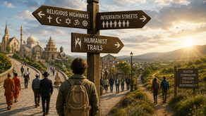 A journey to humanism: religious highways, interfaith streets, humanist trails