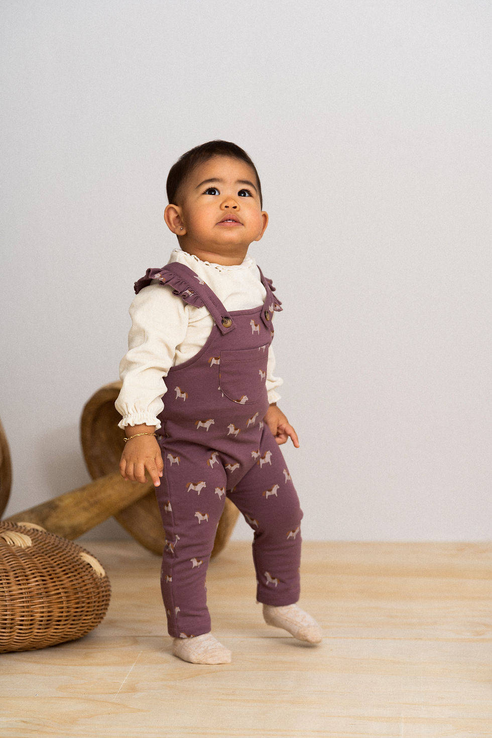 Miniaturbild: Little Livn House of Jamie Baby Girls Dungaree