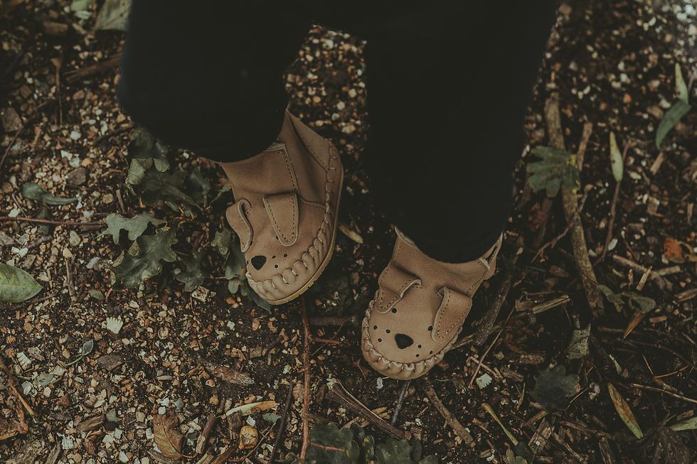 Miniaturbild: Little Livn Donsje Kapi Classic Lining Dog Truffle Nubuck