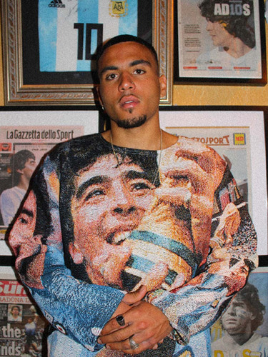 Tapestry Crewneck Maradona | Retro Football Gang