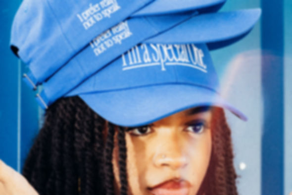 Girl with I'm a Special One Cap