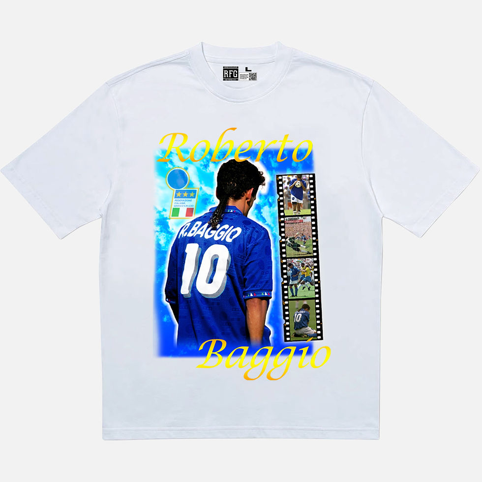 Baggio Tee | Retro Football Gang