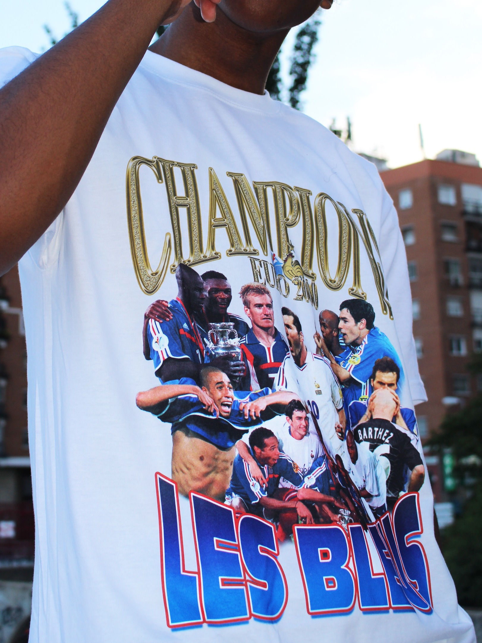 T-shirt France Champions EURO 2000