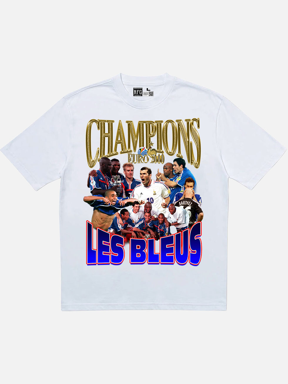 T-shirt France Champions EURO 2000