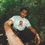 Miniatura: Model with PSG George Weah T-shirt