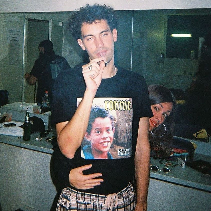 Ronnie feat Nas T-shirt worn by belgium rapper JeanJass