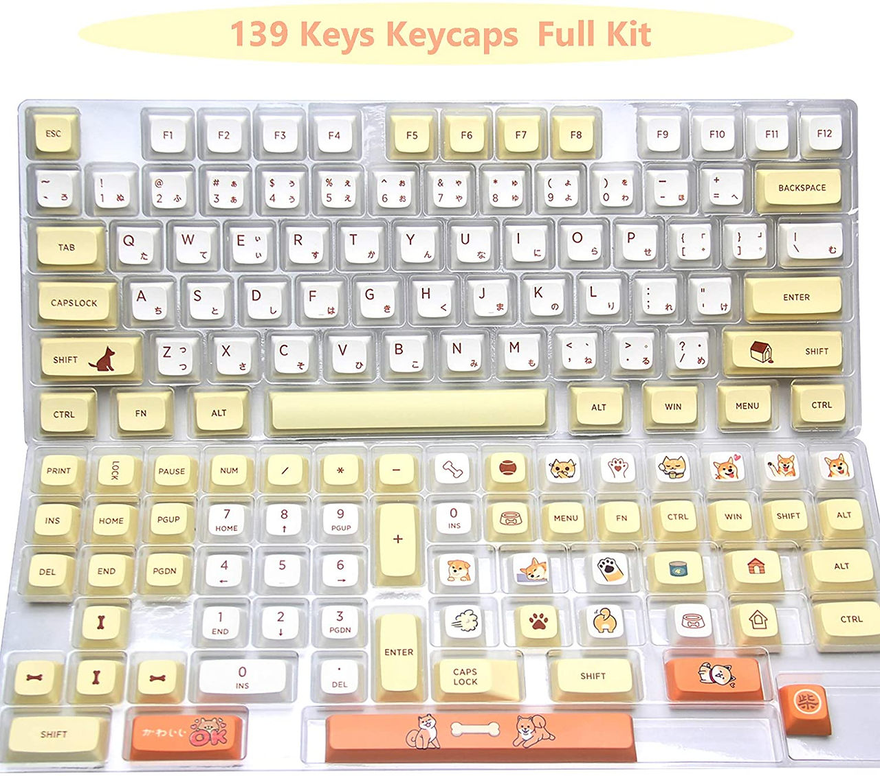 TOKEY Keycaps Keyboard