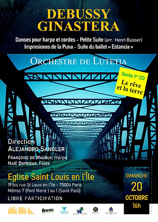 Affiche A3 le reve et la terre sortie CD