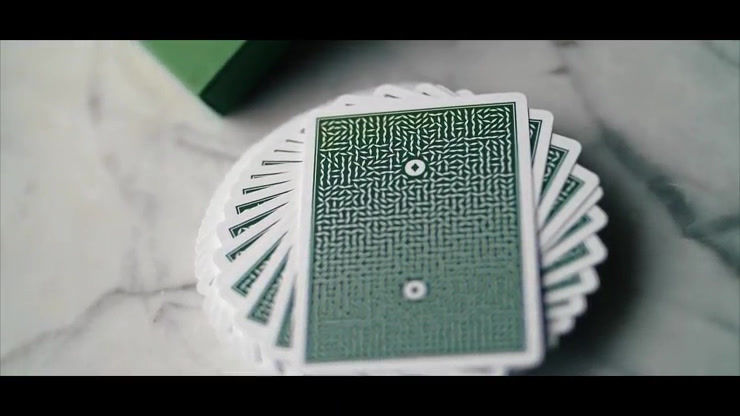 Thumbnail: DMC ELITES V4: Marked Deck (Forest Green Phantom Finish) Playing Cards