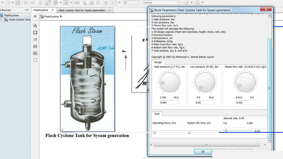 Thumbnail: Flash Cyclone Tank for Steam Generation: A Design Model
