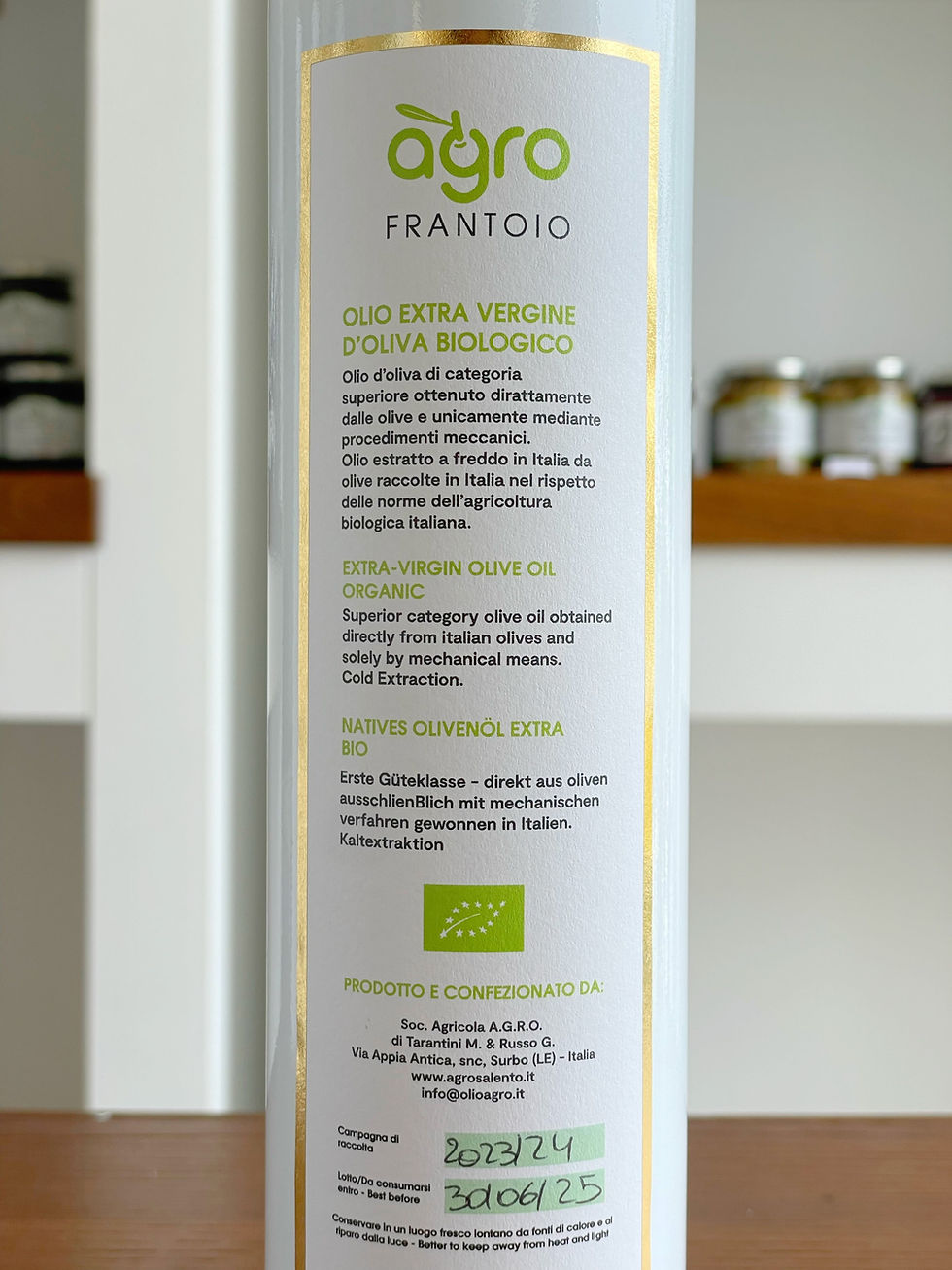 Thumbnail: Olio Extravergine Biologico 500ml - Produzione '25/26