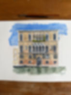 beautiful watercolour of Palazzo Loredan dell’Ambasciatore, Venice