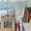 Thumbnail: beautiful watercolour of Pembroke College. Cambridge