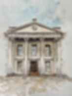 Watercolor painting of Kenwood House