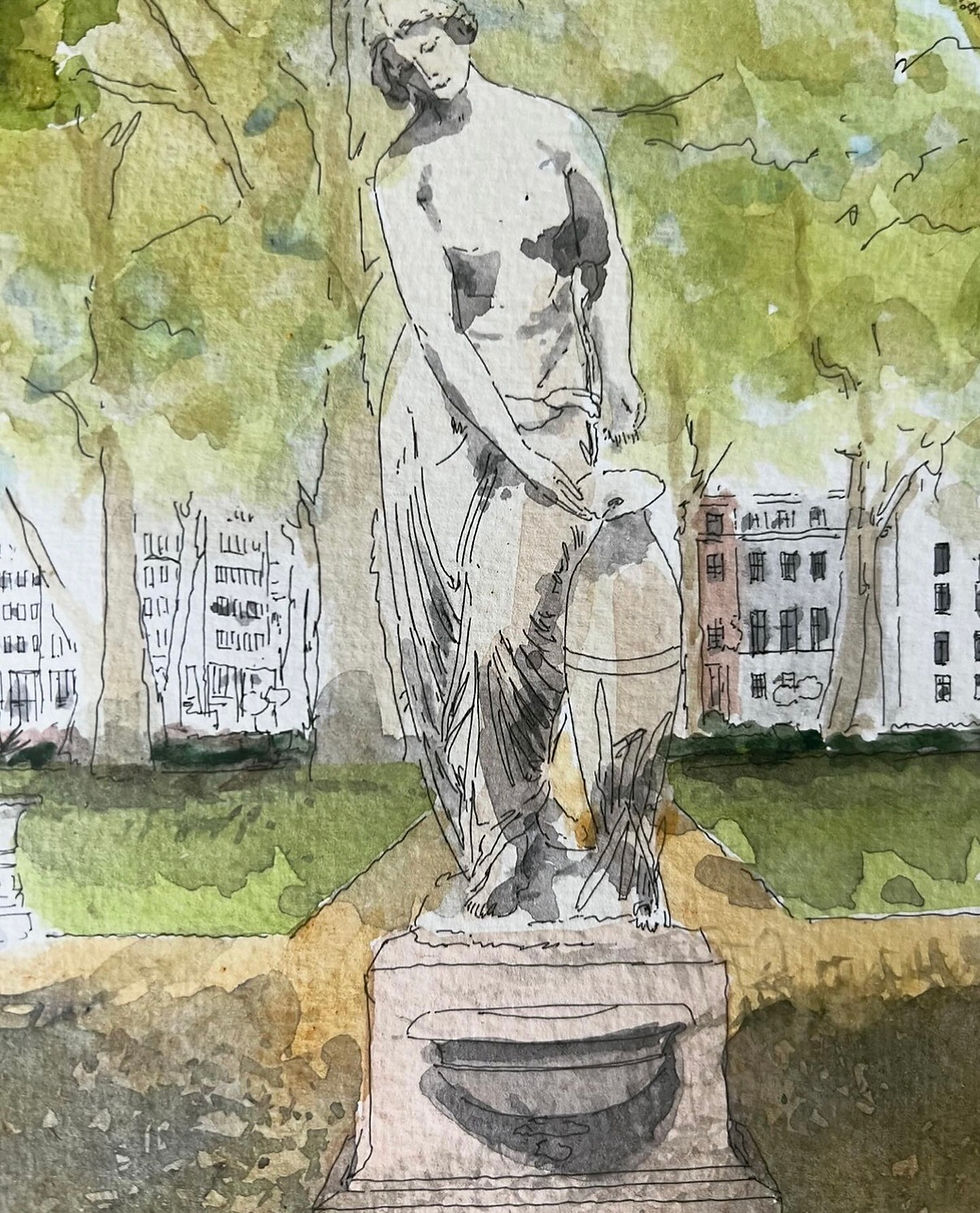 statue in Berkeley Square