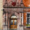 Thumbnail: beautiful watercolour of Cutlers’ Hall doorway. London