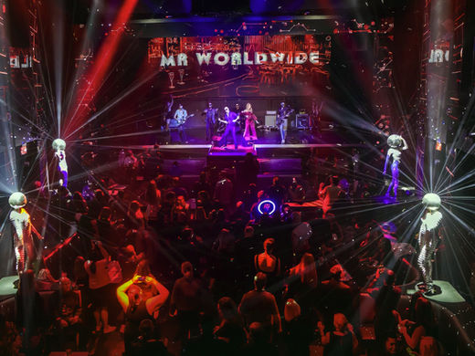 Mr Worldwide Pitbull Tribute at LIV Fontainebleau Miami Beach Florida