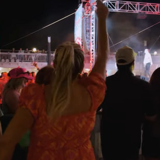 Heath McMahan enjoying the Pitbull Tribute Band for Cruise Events