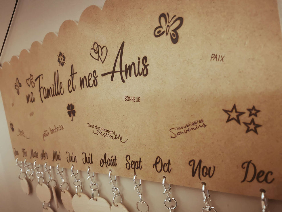 Miniature : Calendrier anniversaire 