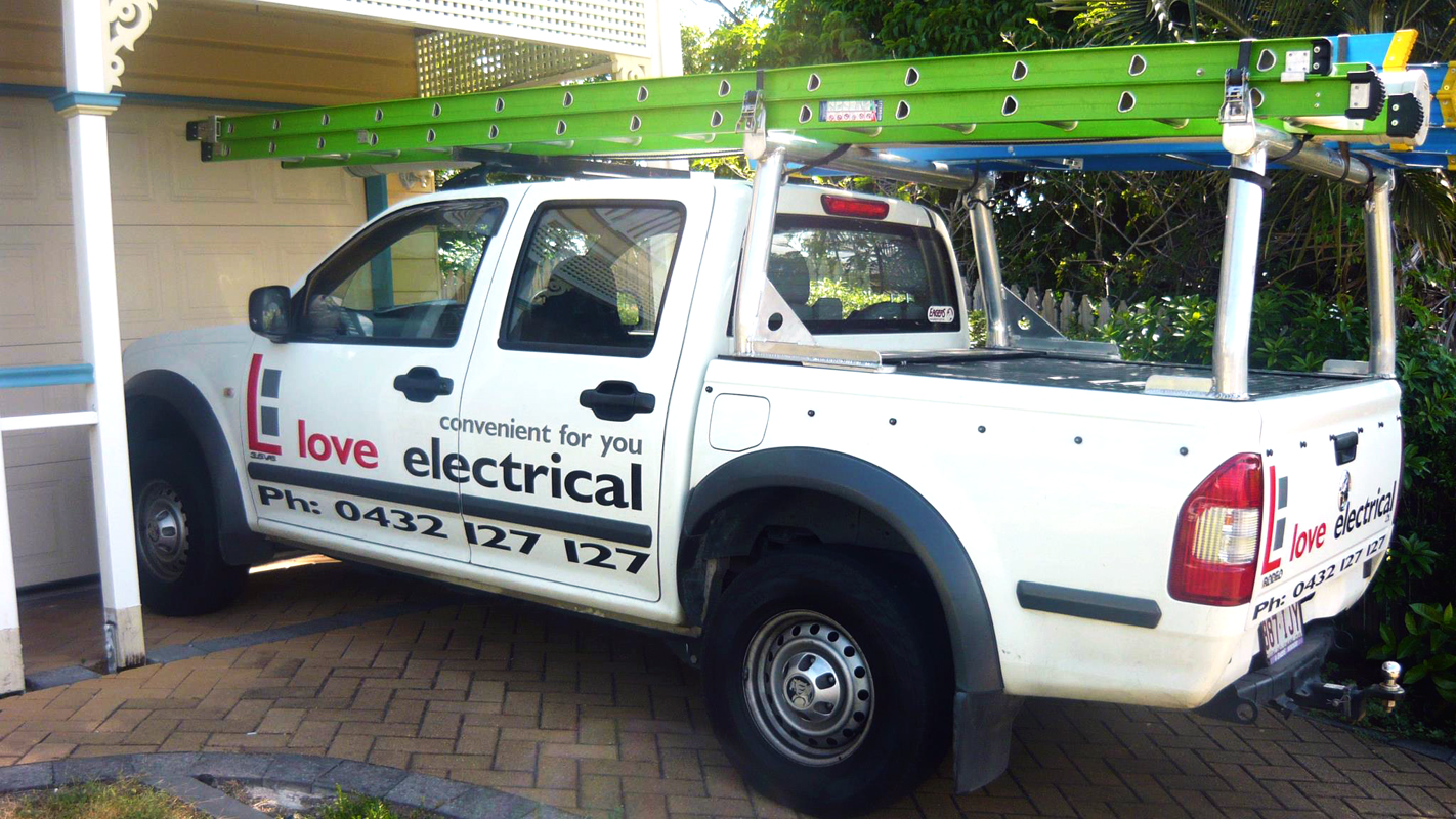 Love Electrical Brisbane service vehicle