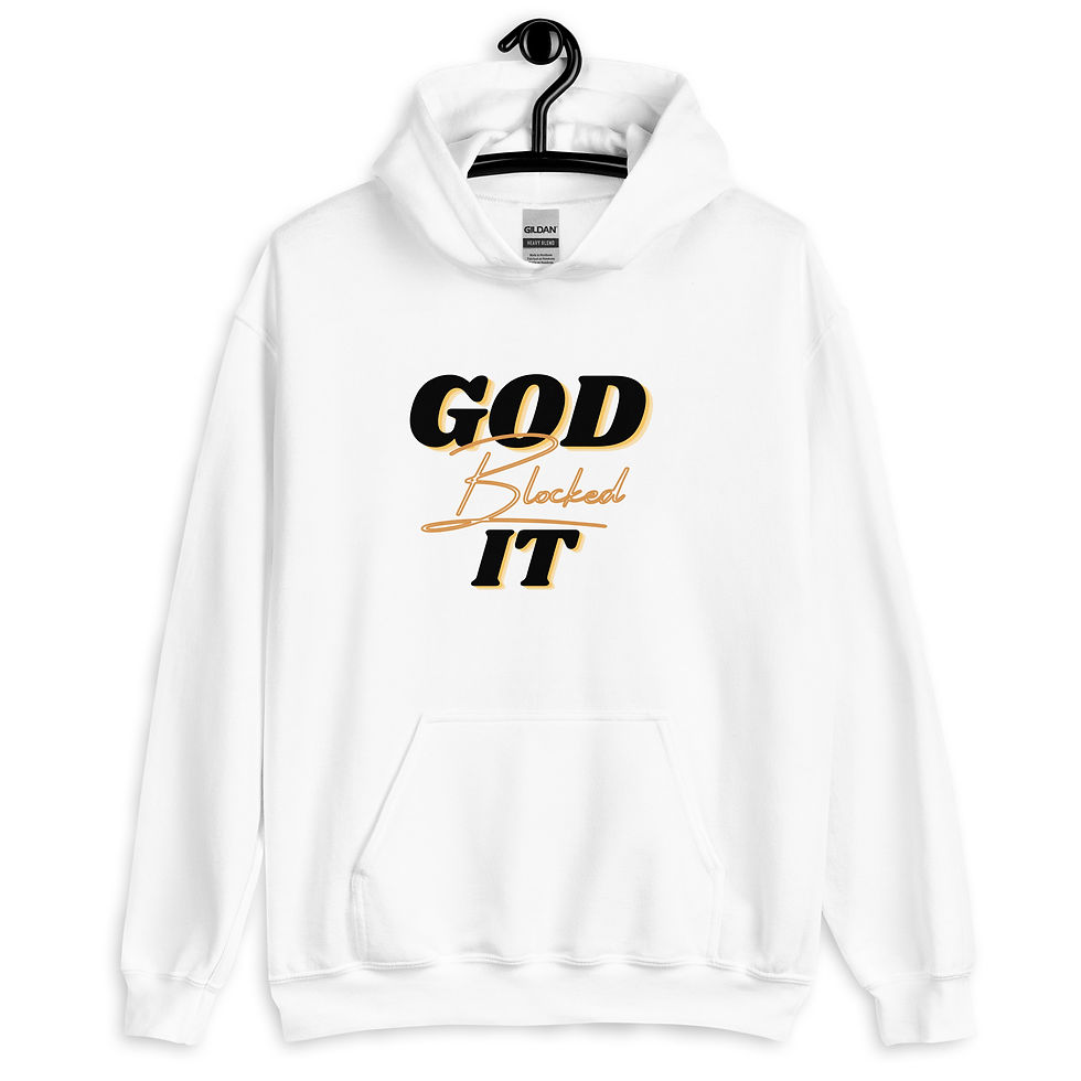 Thumbnail: God Blocked It Unisex Hoodie