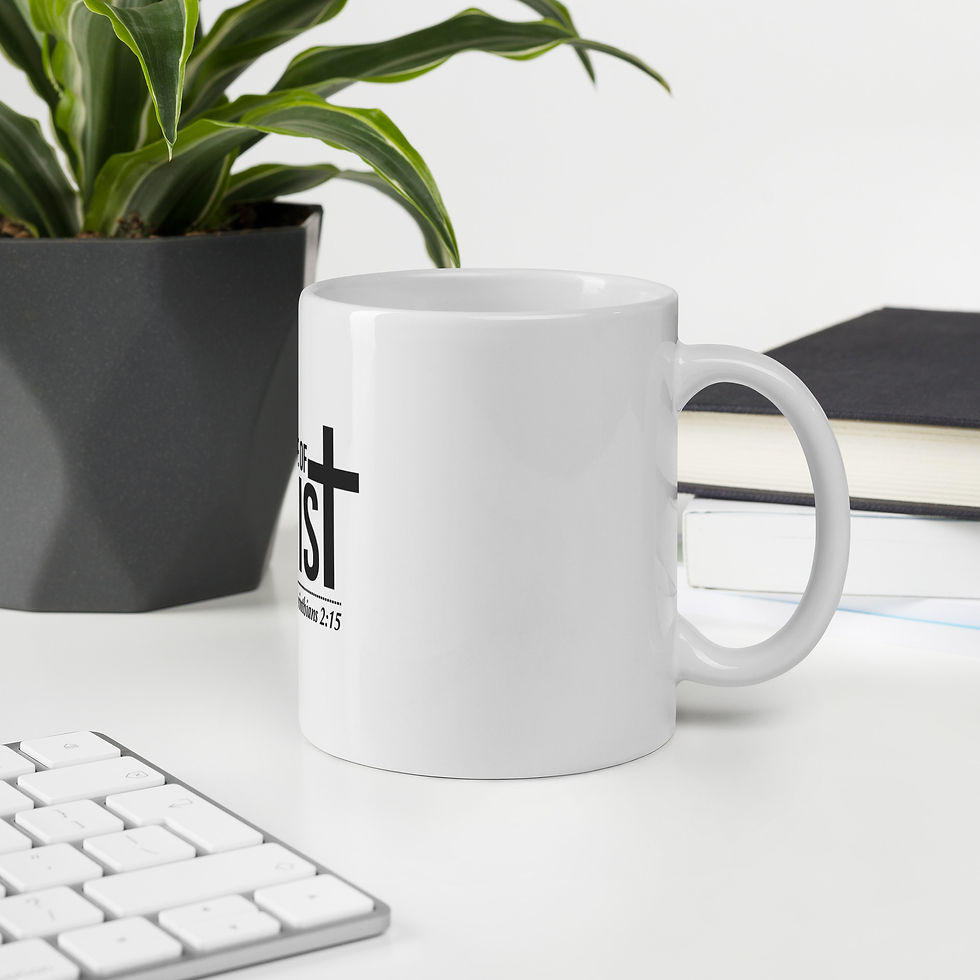 Thumbnail: Fragrance of Christ White glossy mug