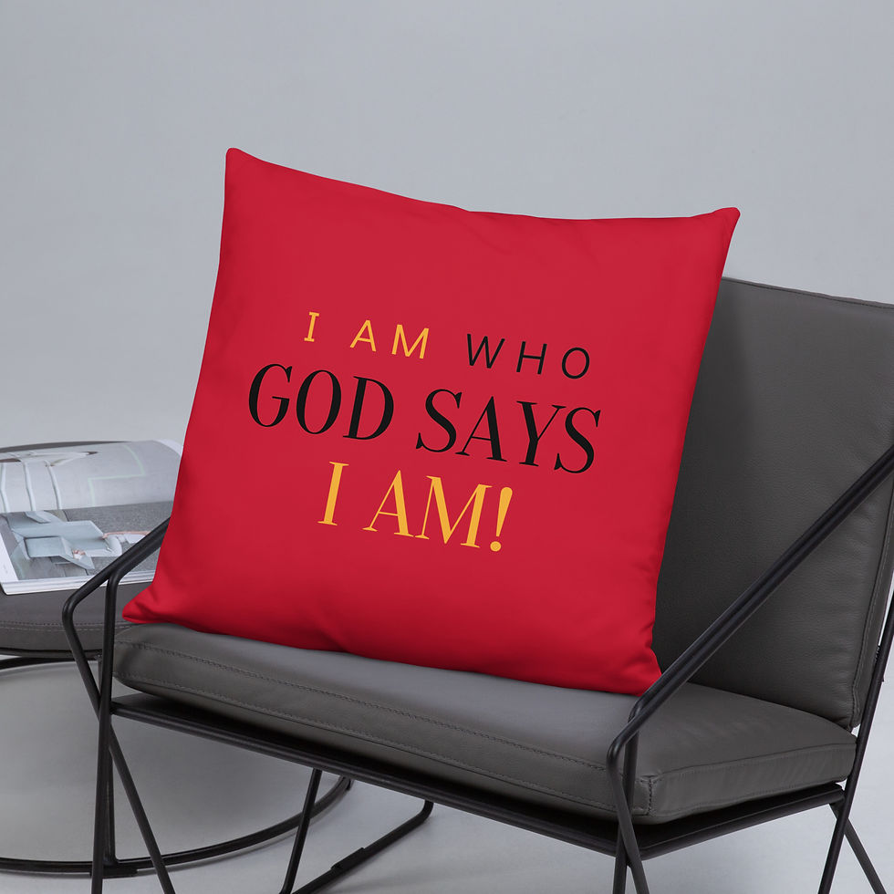 Thumbnail: I Am Who God Says I Am Pillow