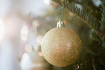 Gold Christmas Ornament