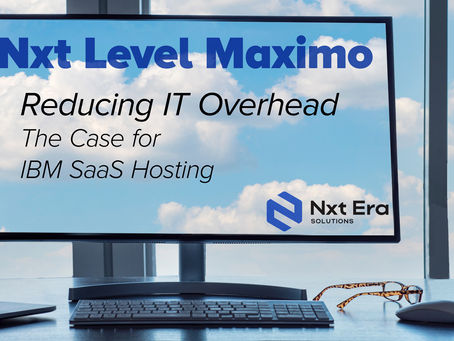 Computer image title: Reducing IT overhead, the case for IBM SaaS Hosting