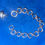 Thumbnail: Silver Chunky Fancy Link Bracelet with Puffy Heart Charm
