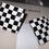 Thumbnail: Vintage Square Black and White Checkerboard Studs