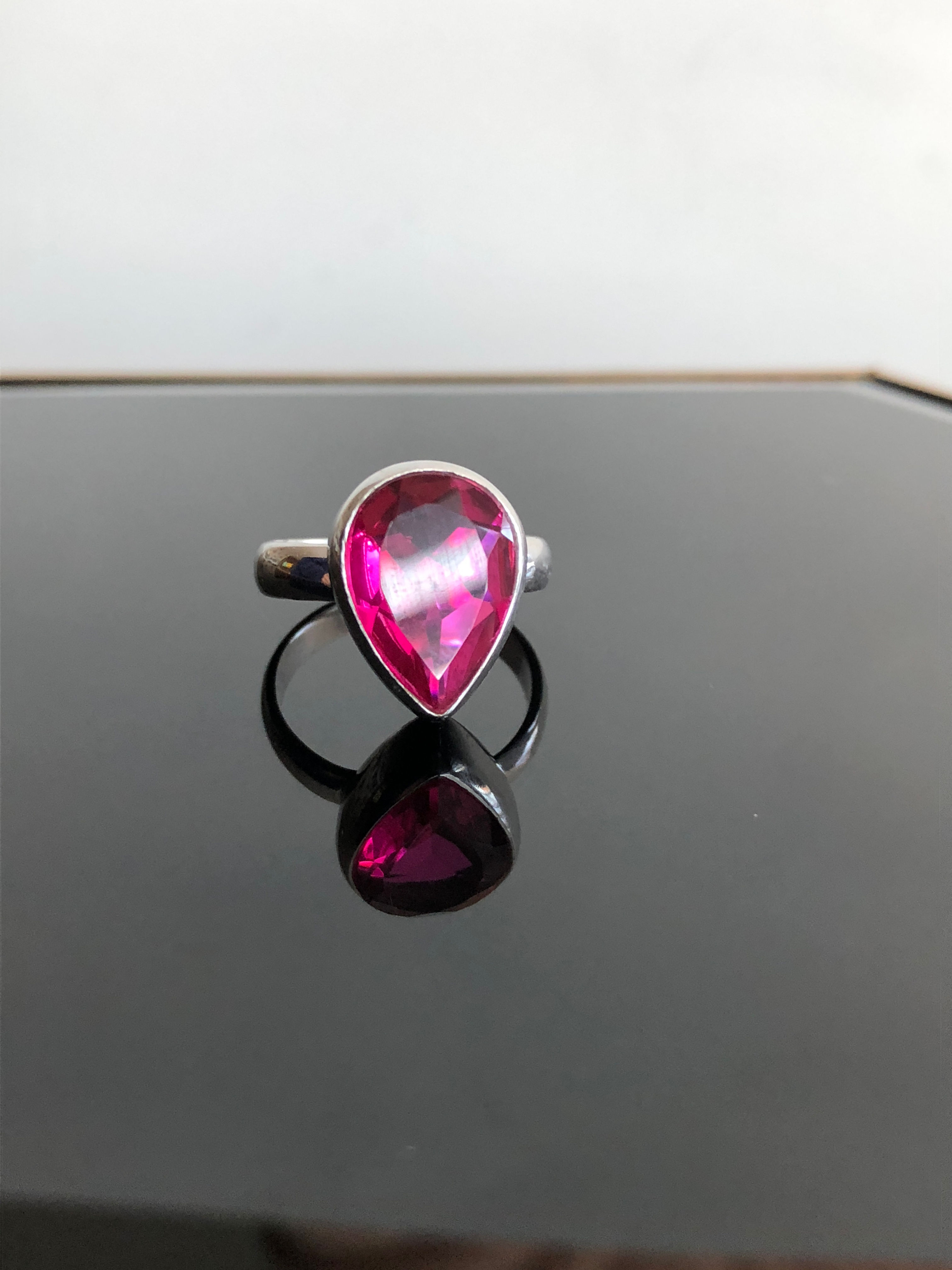 Rubellite Ring