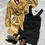 Miniature : Robe moulante noire vintage Lady Dutch Mini Sz L