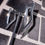 Miniature : Sterling Silver Chunky Triangular Curved Earring