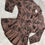 Thumbnail: Vintage 80s Black and Brown Abstract Button Up