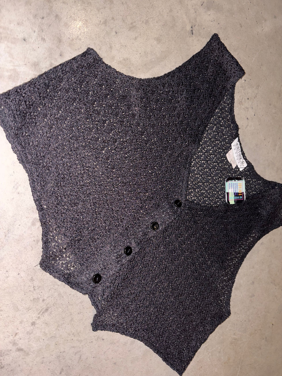 Thumbnail: Vintage Ashley Taylor Cropped Knit Vest