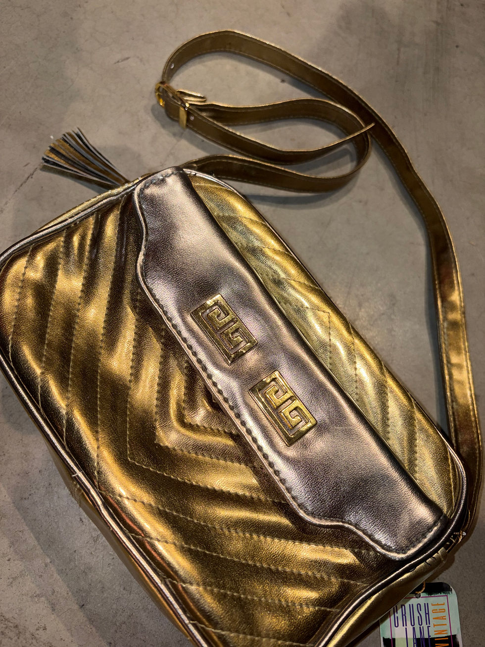 Miniature : Vintage Gold Mino Handbag