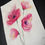 Miniature : Hand Painted Watercolour Poppies