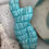 Thumbnail: Vintage Pair of Turquoise Glazed Coral Vases