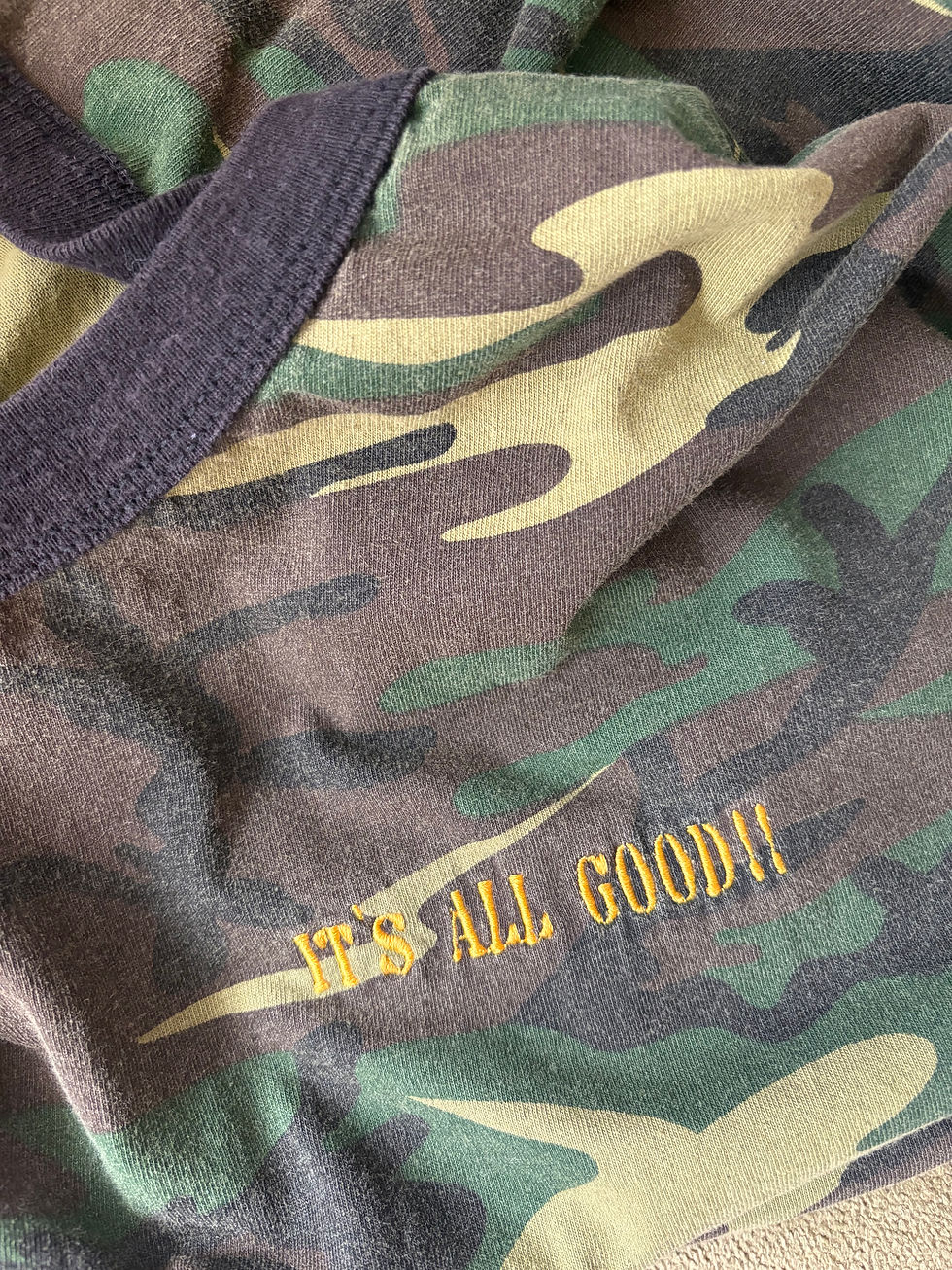 Miniature : Vintage Cropped It's All Good Army Tee 2XL