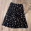 Thumbnail: Vintage Black and Off White Abstract Drop Waist Skirt Sz 14