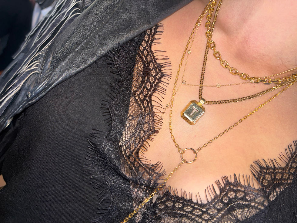 Thumbnail: 18k Gold Filled Chunky Initial Pendant