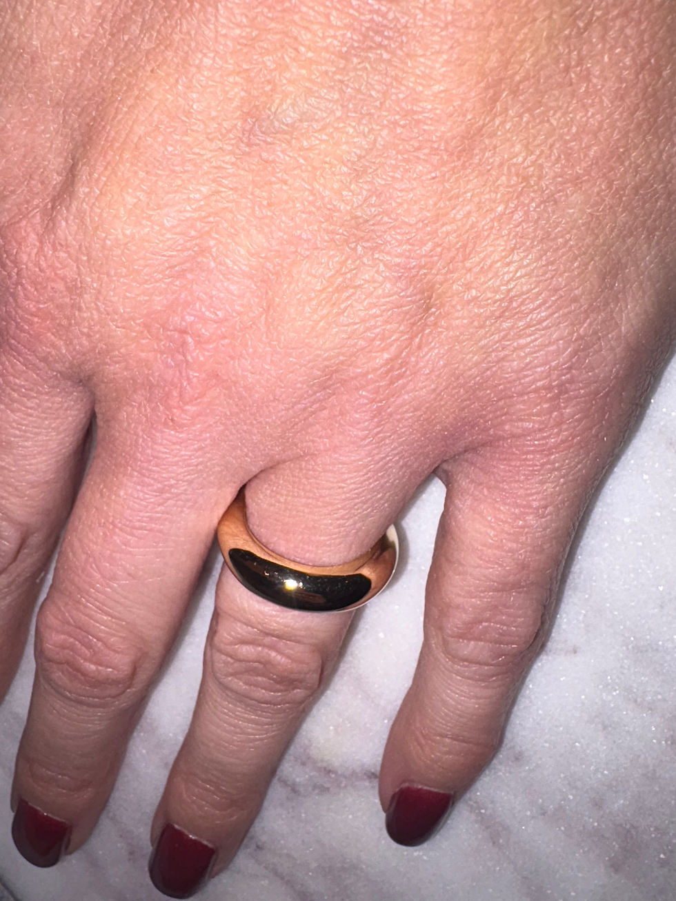 Thumbnail: 18k Gold filled Domed Band