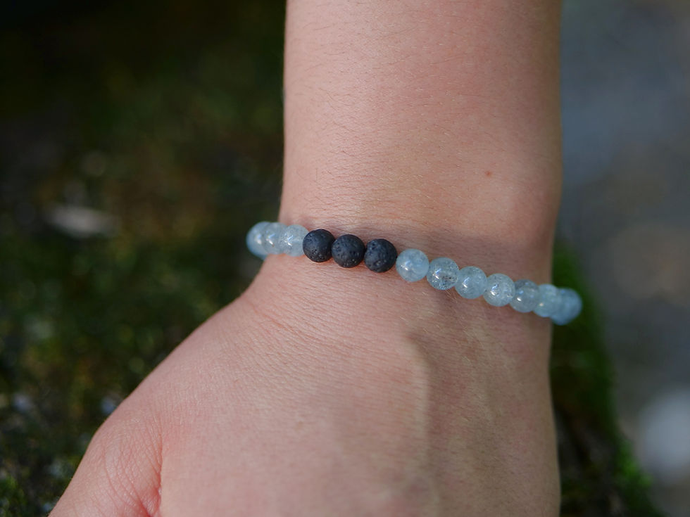 Miniature : Bracelet diffuseur d'aigue-marine