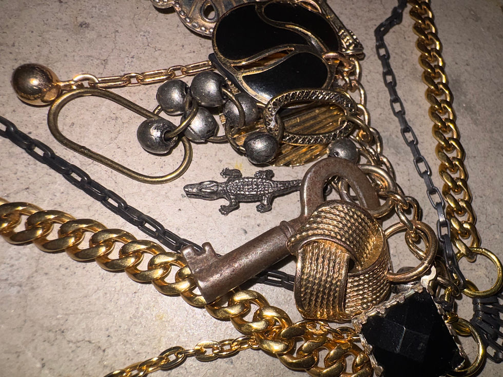 Miniature : Gothic Love Tassel Neckpiece