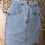 Thumbnail: Vintage Staff Travel Jean Pencil Skirt Sz 26
