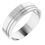Miniature : Bague rainurée en or 14 carats
