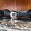 Thumbnail: Vintage Black Leather Tooled Floral Belt M/L 31"-34"