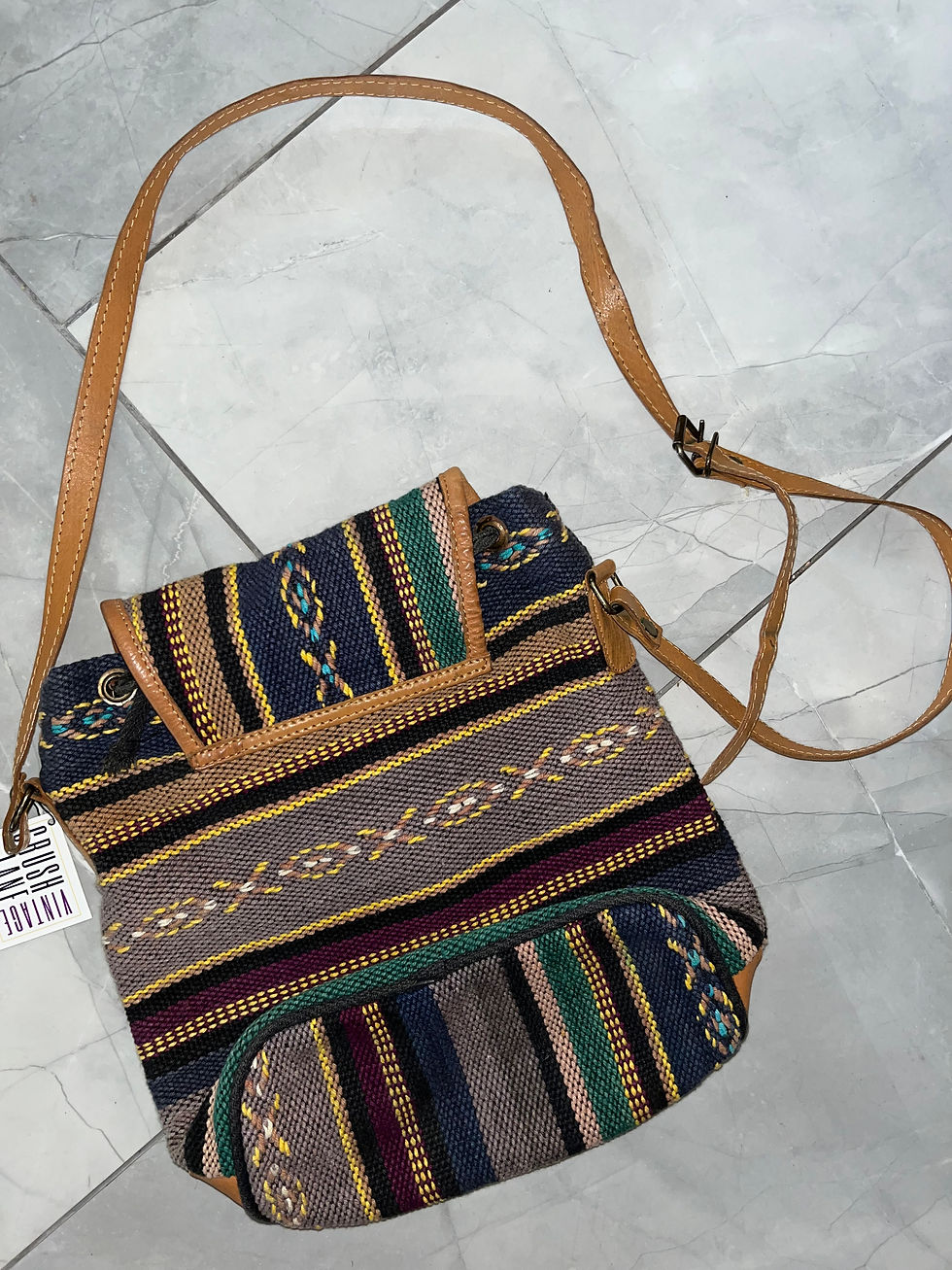 Thumbnail: Vintage Boho Woven Mini Bag